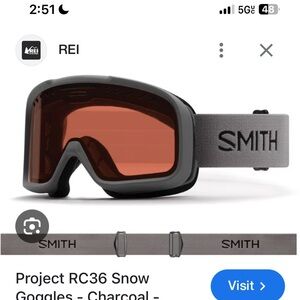 Ladies snow goggles